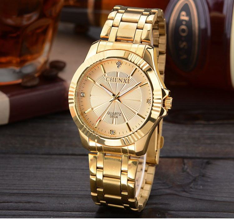 Luxury Brand Man Gold Dress Watches