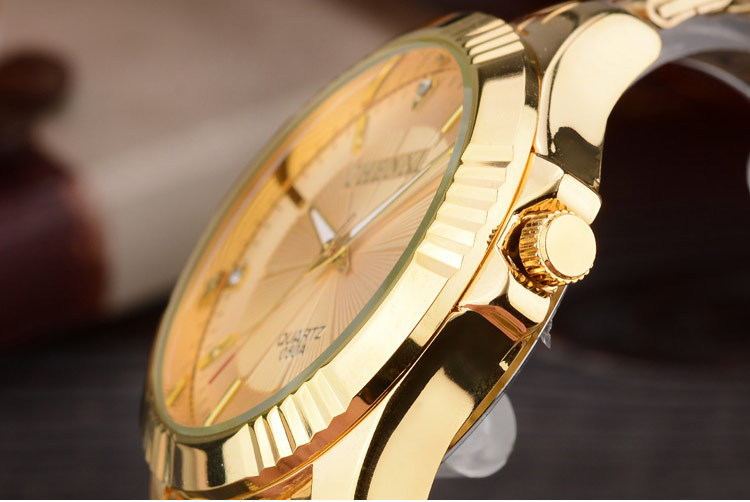 Luxury Brand Man Gold Dress Watches