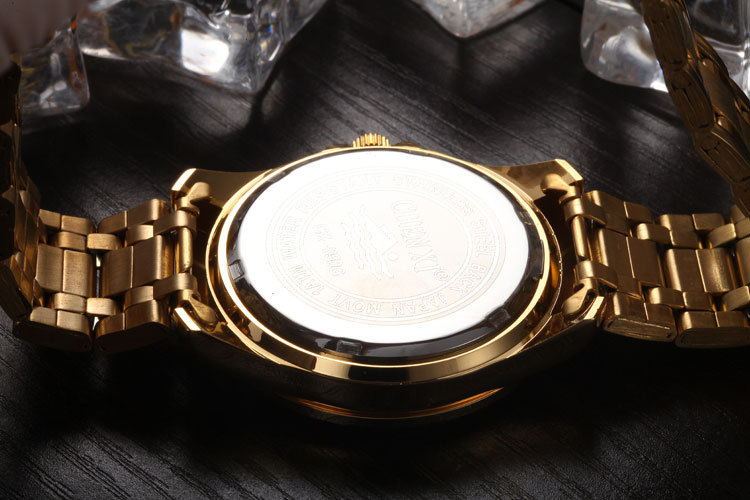Luxury Brand Man Gold Dress Watches