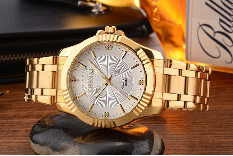 Luxury Brand Man Gold Dress Watches