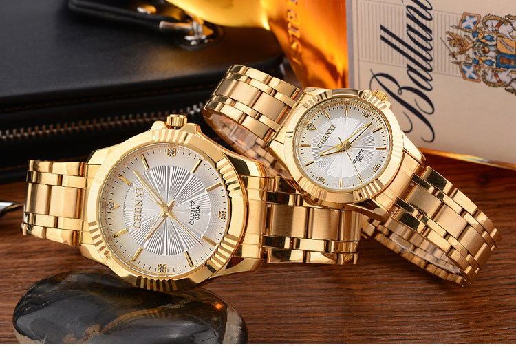 Luxury Brand Man Gold Dress Watches