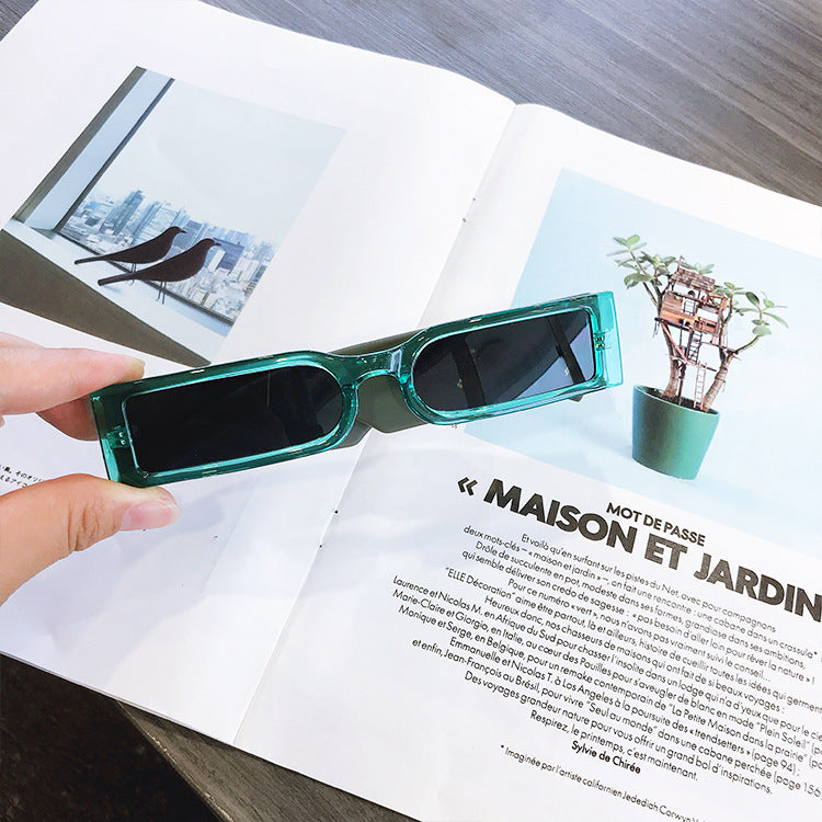 Rectangle Frame Fashion Sunglasses