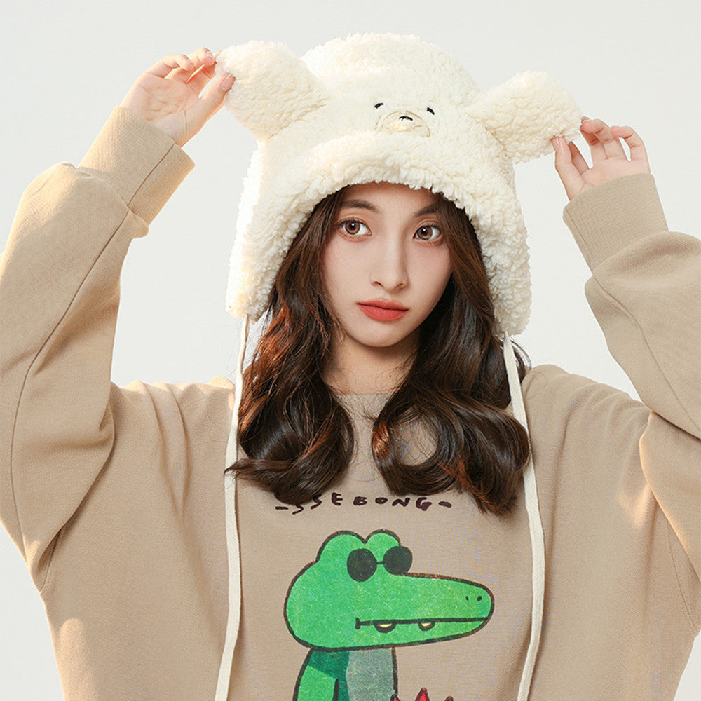Women's Cute Trendy Plush Hat