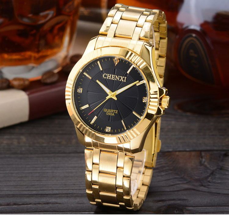 Luxury Brand Man Gold Dress Watches