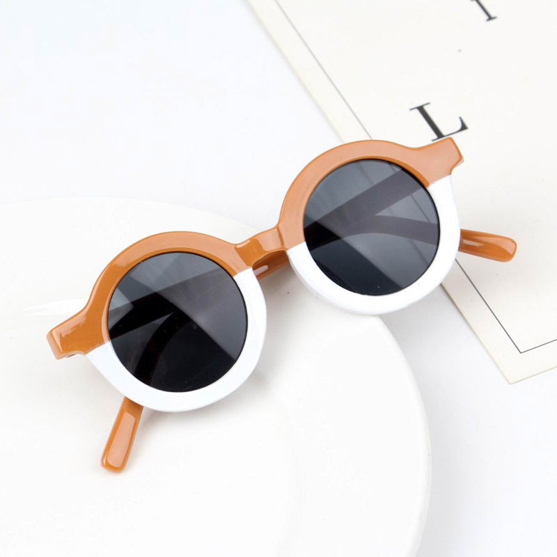 Round Leopard Print Patchwork Shades