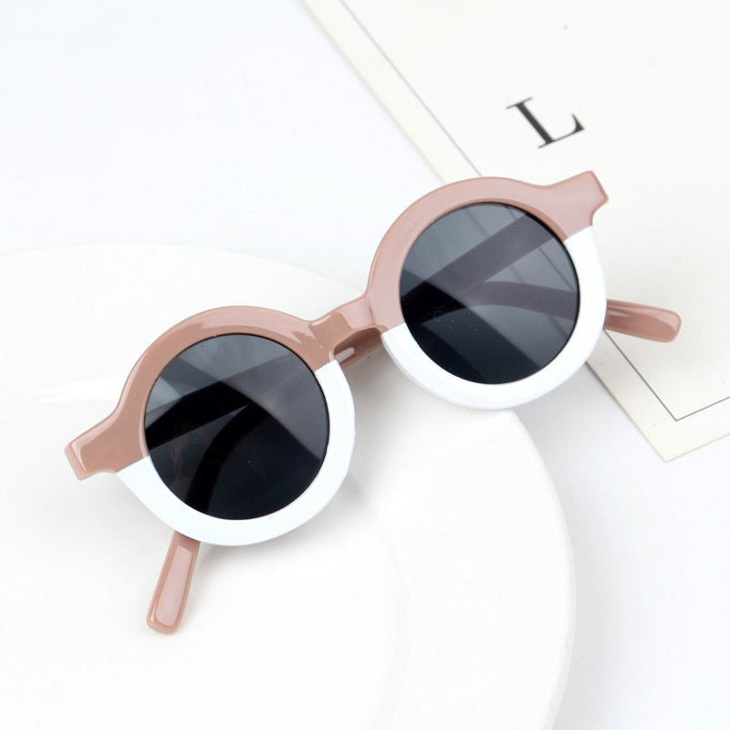 Round Leopard Print Patchwork Shades