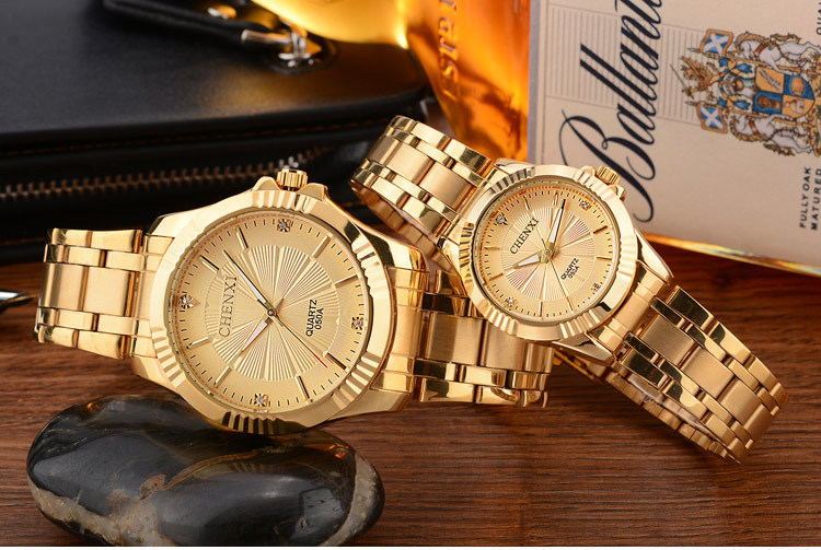 Luxury Brand Man Gold Dress Watches