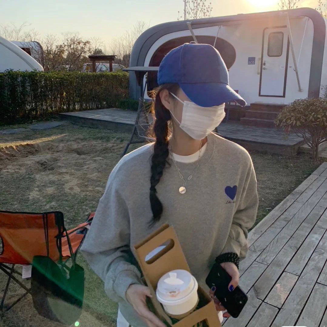 Hat Female Trendy Student Minimalist Sun Protection