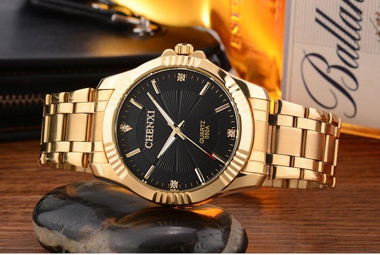 Luxury Brand Man Gold Dress Watches