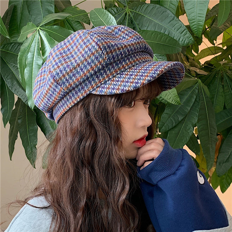 Fashion Painter Hat Trendy Retro British