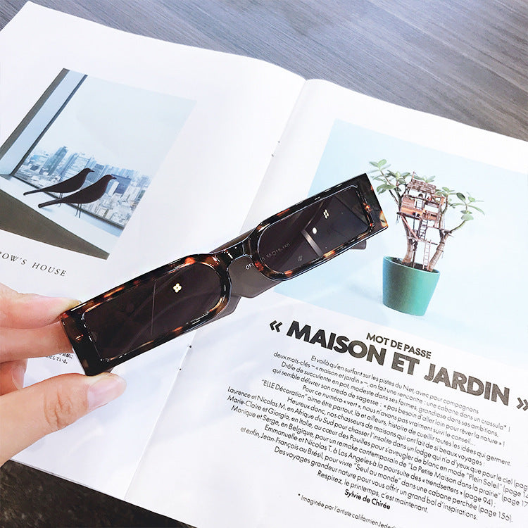 Rectangle Frame Fashion Sunglasses