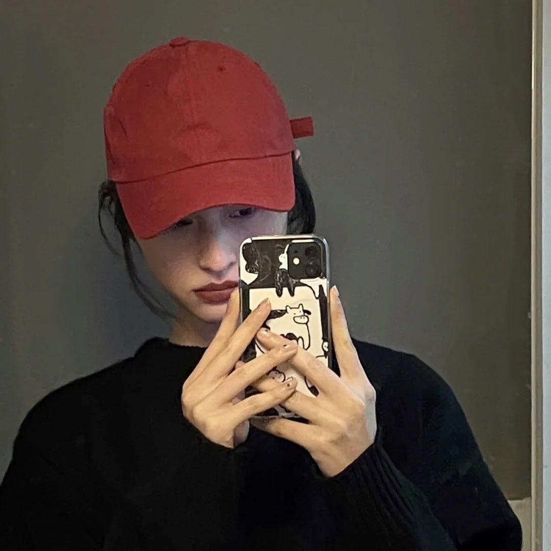 Hat Female Trendy Student Minimalist Sun Protection