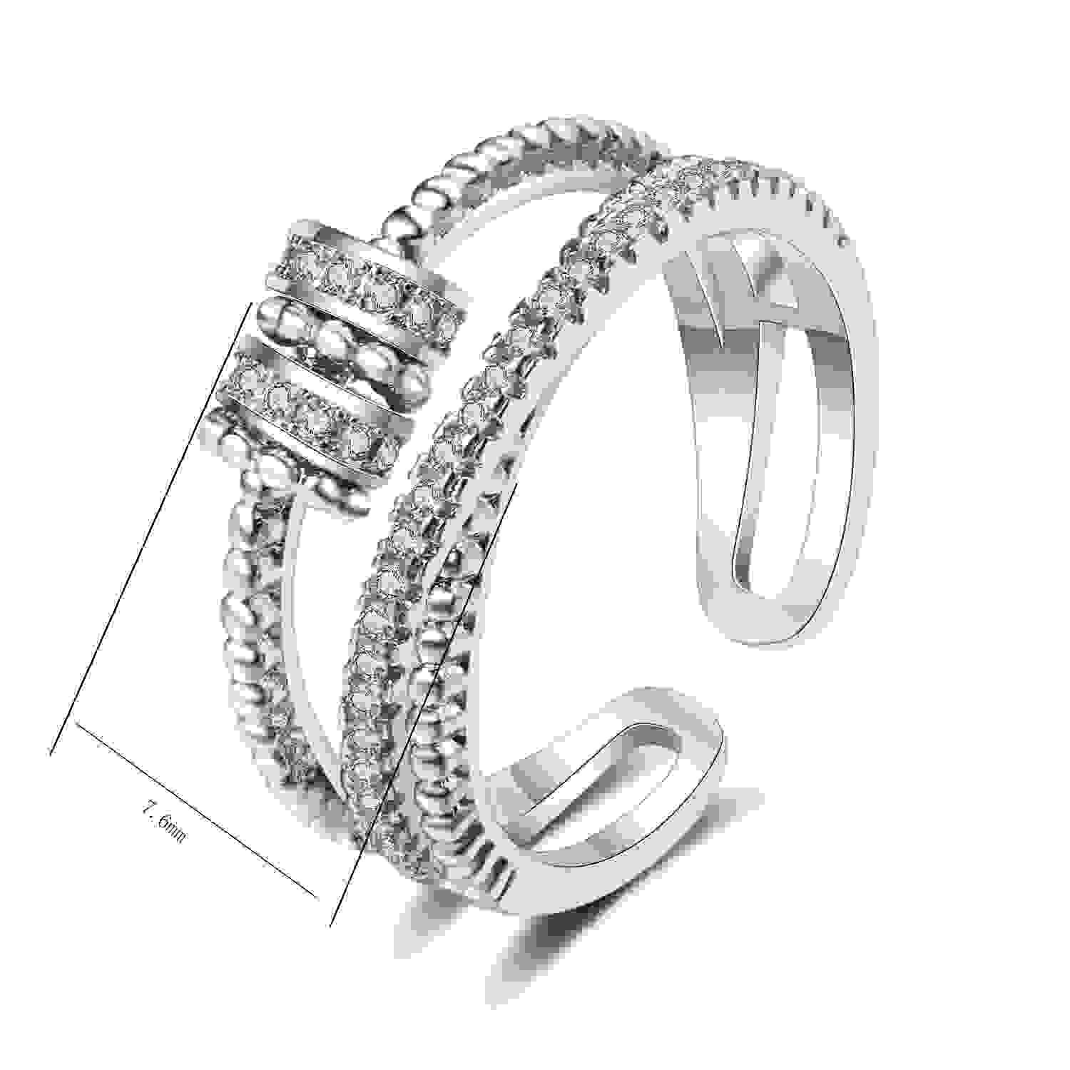 Diamond-studded Rotating Rings