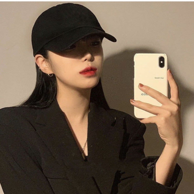 Hat Female Trendy Student Minimalist Sun Protection